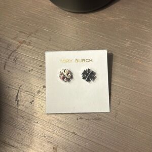 NEW! Silver Tory Burch earrings